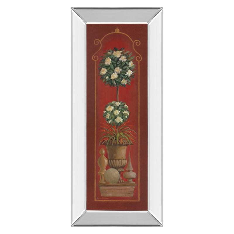 Classy Living Elegant Topiary Wall Art 18"x42", Mirrored Frame