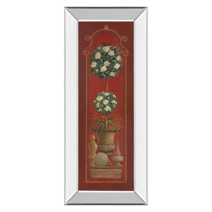 Classy Living Elegant Topiary Wall Art 18"x42", Mirrored Frame - 1032MF