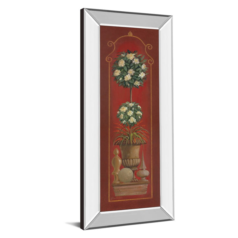 Classy Living Elegant Topiary Wall Art 18"x42", Mirrored Frame