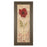 Classy Living Crimson Bloom Wall Art 18"x42", Tranquil Ash Frame