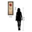 Classy Living Crimson Bloom Wall Art 18"x42", Tranquil Ash Frame