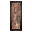 Classy Living Graceful Reflection II Wall Art 18"x42", Chocolate Frame