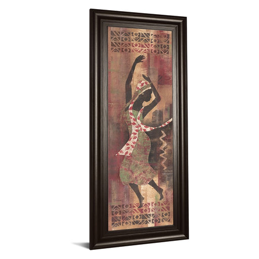 Classy Living Graceful Reflection II Wall Art 18"x42", Chocolate Frame