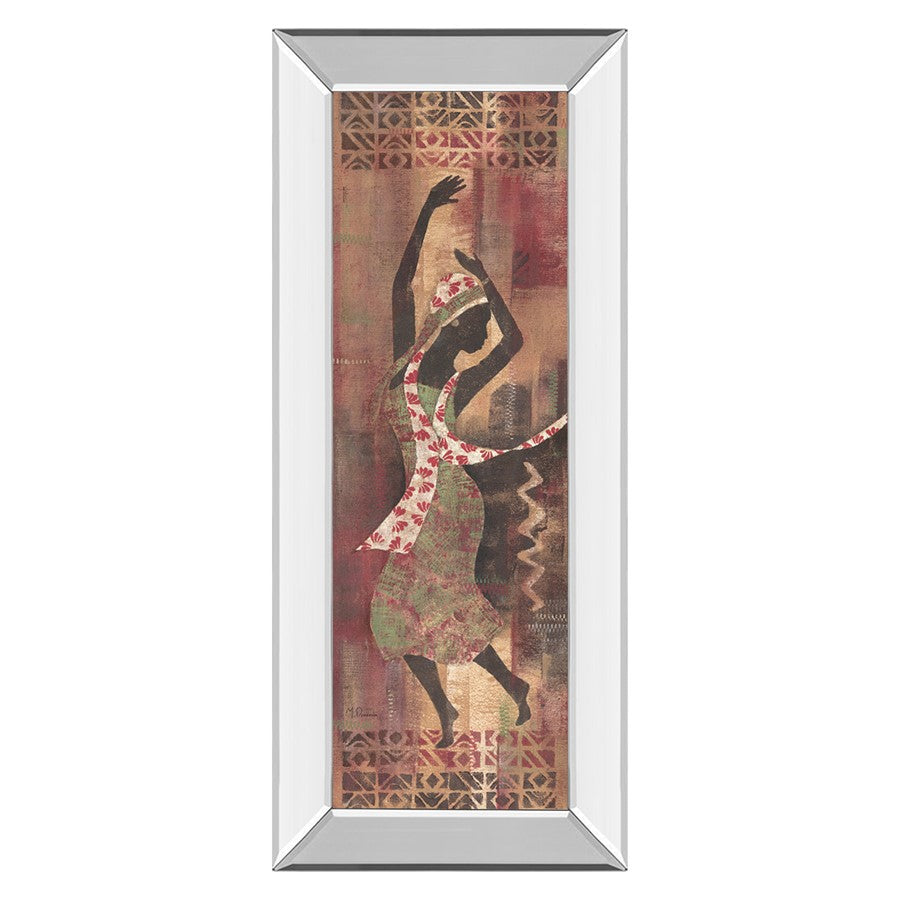 Classy Living Graceful Reflection II Wall Art 18"x42", Mirrored Frame