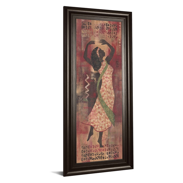 Classy Living Graceful Silhouette Wall Art 18"x42", Dark Chocolate Frame