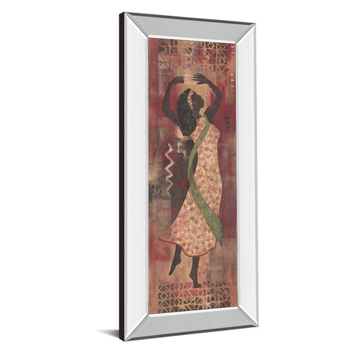 Classy Living Graceful Silhouette Wall Art 18"x42", Mirrored Frame