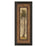 Classy Living Palm Map View Wall Art 18"x42", Dark Chocolate Frame