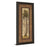 Classy Living Palm Map View Wall Art 18"x42", Dark Chocolate Frame
