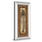 Classy Living Palm Map View Wall Art 18"x42", Mirrored Frame