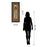 Classy Living Palm Terrain Study Wall Art 18"x42", Dark Chocolate Frame