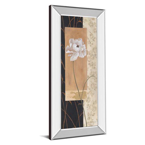Classy Living Elegant Bloom Wall Art 18"x42", Mirrored Frame