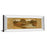Classy Living Golden Meadow Stream Wall Art 42"x18", Mirrored Frame