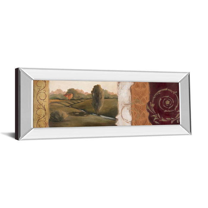 Classy Living Tuscan Harmony Wall Art 42"x18", Mirrored Frame