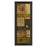 Classy Living Golden Circuit Wall Art 18"x42", Dark Chocolate Frame