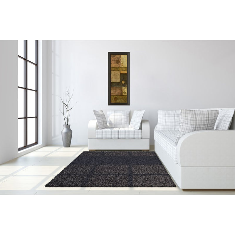 Classy Living Golden Circuit Wall Art 18"x42", Dark Chocolate Frame