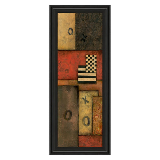 Classy Living Right Move I Wall Art 18"x42", Midnight Aura Frame