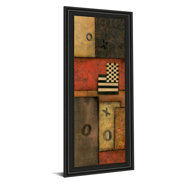 Classy Living Right Move I Wall Art 18"x42", Midnight Aura Frame
