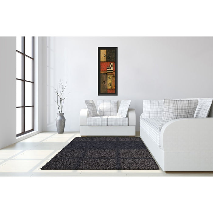 Classy Living Right Move I Wall Art 18"x42", Midnight Aura Frame