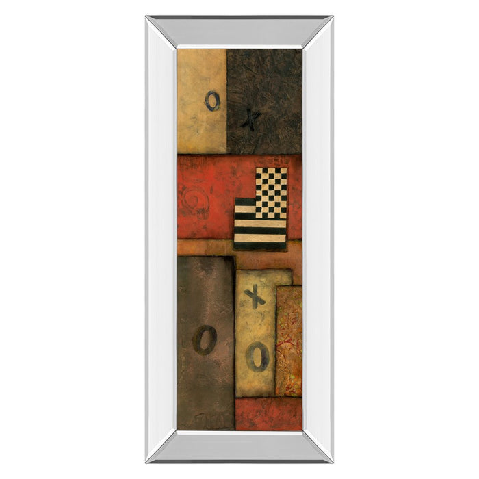 Classy Living Right Move I Wall Art 18"x42", Mirrored Frame