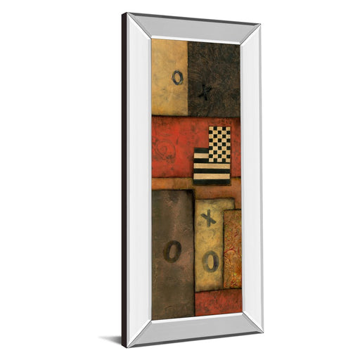 Classy Living Right Move I Wall Art 18"x42", Mirrored Frame