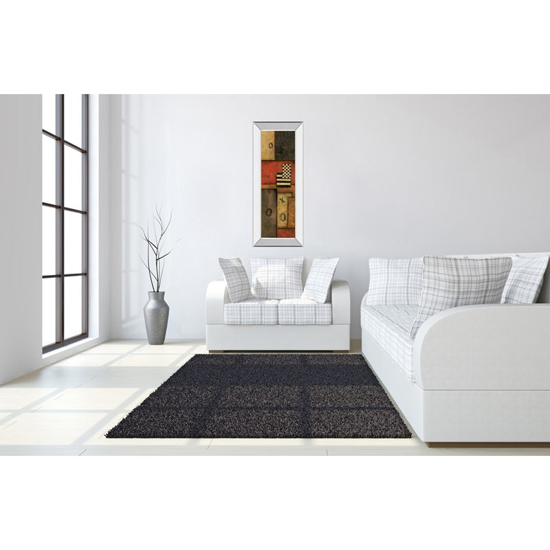 Classy Living Right Move I Wall Art 18"x42", Mirrored Frame