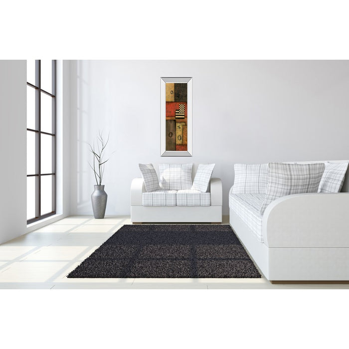 Classy Living Right Move I Wall Art 18"x42", Mirrored Frame