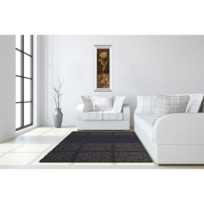 Classy Living Golden Tulip II Wall Art 18"x42", Mirrored Frame