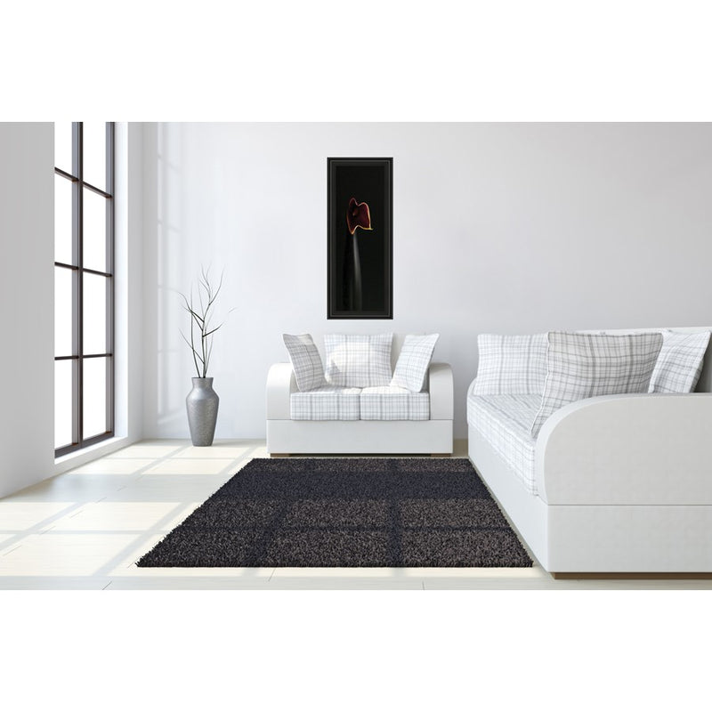 Classy Living Calla Elegance Wall Art 18"x42", Midnight Aura Frame