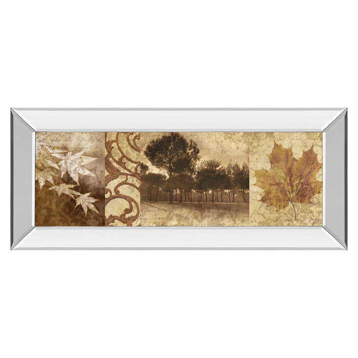 Classy Living Equinox Harmony Wall Art 42"x18", Mirrored Frame