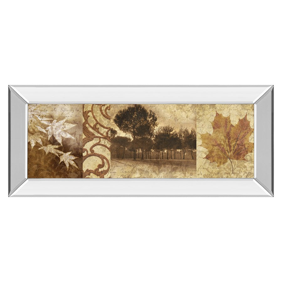 Classy Living Equinox Harmony Wall Art 42"x18", Mirrored Frame