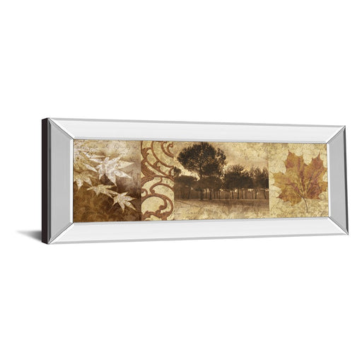 Classy Living Equinox Harmony Wall Art 42"x18", Mirrored Frame