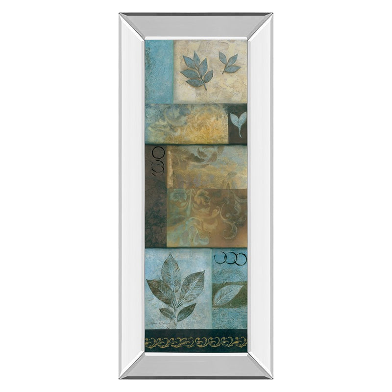 Classy Living Verdant Whimsy Wall Art 18"x42", Mirrored Frame