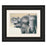 Classy Living Majestic Elephants Wall Art 22"x26", Midnight Aura Frame