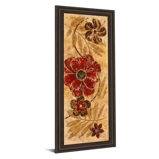 Classy Living Honey Blossom Wall Art 18"x42", Cinnamon Mocha Frame