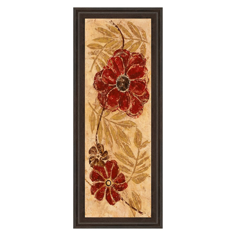 Classy Living Touch Of Honey I Wall Art 18"x42", Cinnamon Mocha Frame