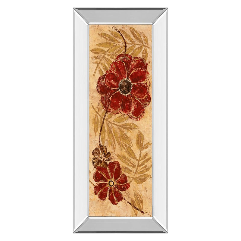 Classy Living Touch Of Honey I Wall Art 18"x42", Mirrored Frame