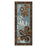Classy Living Denim Garden Wall Art 18"x42", Dark Chocolate Frame