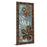 Classy Living Denim Garden Wall Art 18"x42", Dark Chocolate Frame