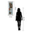 Classy Living Denim Garden II Wall Art 18"x42", Mirrored Frame