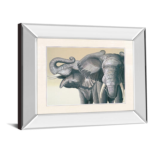 Classy Living Majestic Elephants Wall Art 22"x26", Mirrored Frame