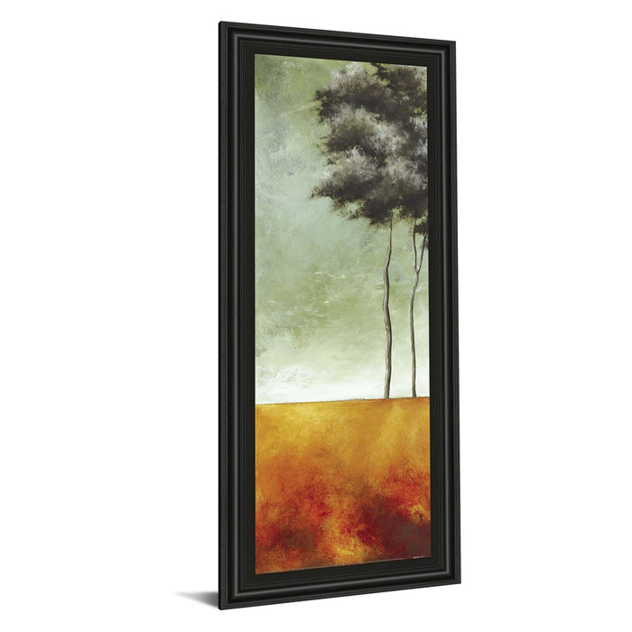 Classy Living Serene Palms Wall Art 18"x42", Midnight Aura Frame