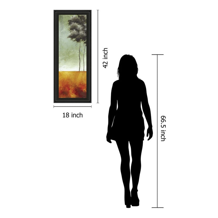 Classy Living Serene Palms Wall Art 18"x42", Midnight Aura Frame
