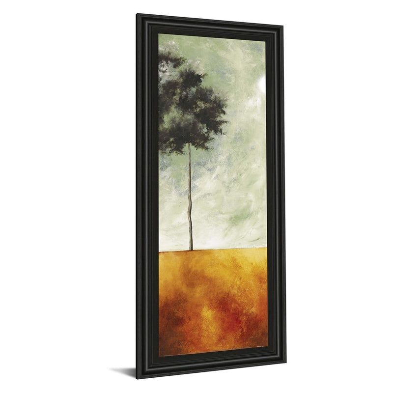 Classy Living Solitary Tree Wall Art 18"x42", Midnight Aura Frame