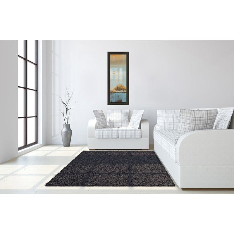 Classy Living Tranquil Reflection Wall Art 18"x42", Dark Chocolate Frame