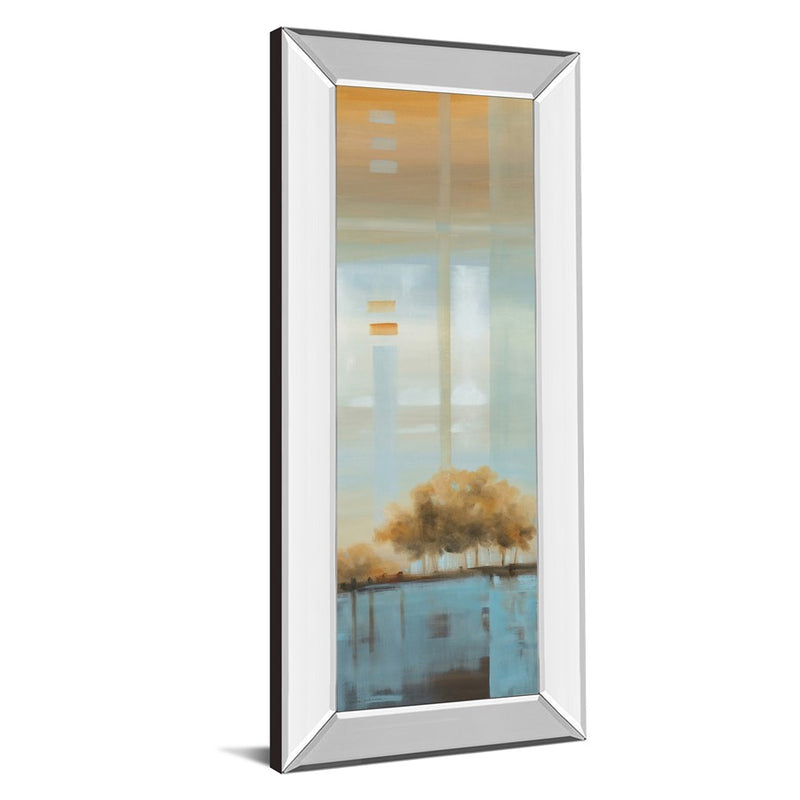 Classy Living Tranquil Reflection Wall Art 18"x42", Mirrored Frame
