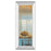 Classy Living Serene Coastal View Wall Art 18"x42", Mirrored Frame