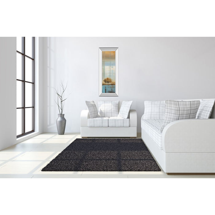 Classy Living Serene Coastal View Wall Art 18"x42", Mirrored Frame