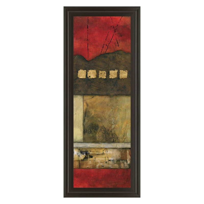 Classy Living Tupelo Honey I Wall Art 18"x42", Dark Chocolate Frame