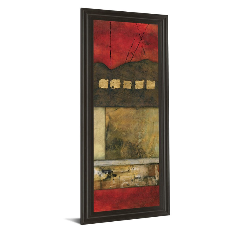 Classy Living Tupelo Honey I Wall Art 18"x42", Dark Chocolate Frame