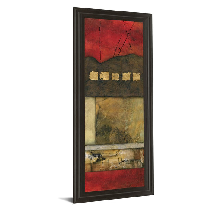 Classy Living Tupelo Honey I Wall Art 18"x42", Dark Chocolate Frame